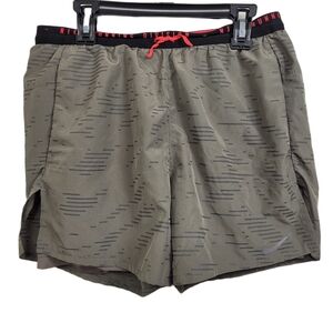 Nike Men's Grey Running Athletic Gym Shorts Size Small